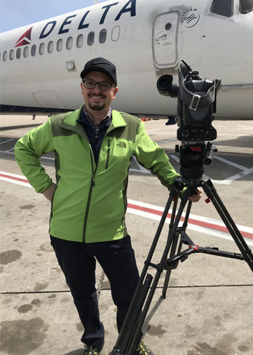 Filming at Lambert Internaional Airport in St. Louis
